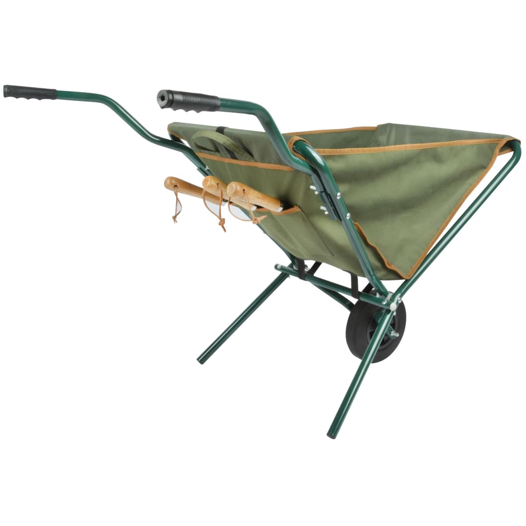 Foldbar trillebår grønn GT138