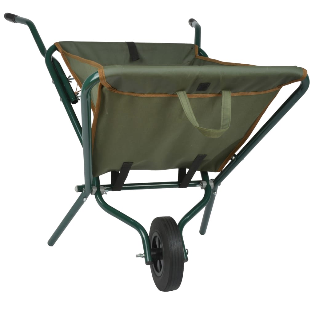 Foldbar trillebår grønn GT138