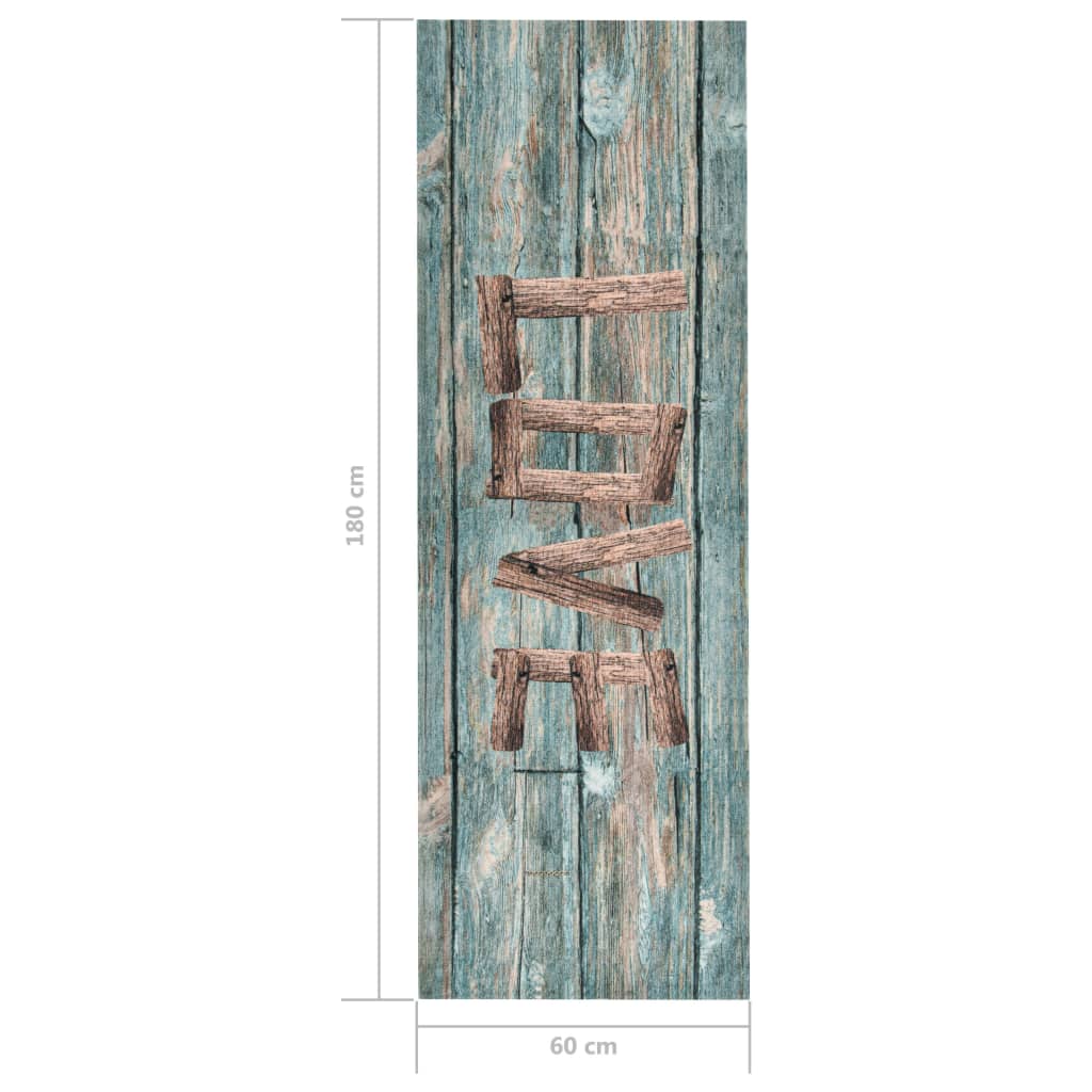 Kjøkkenmatte vaskbar Love 60x180 cm
