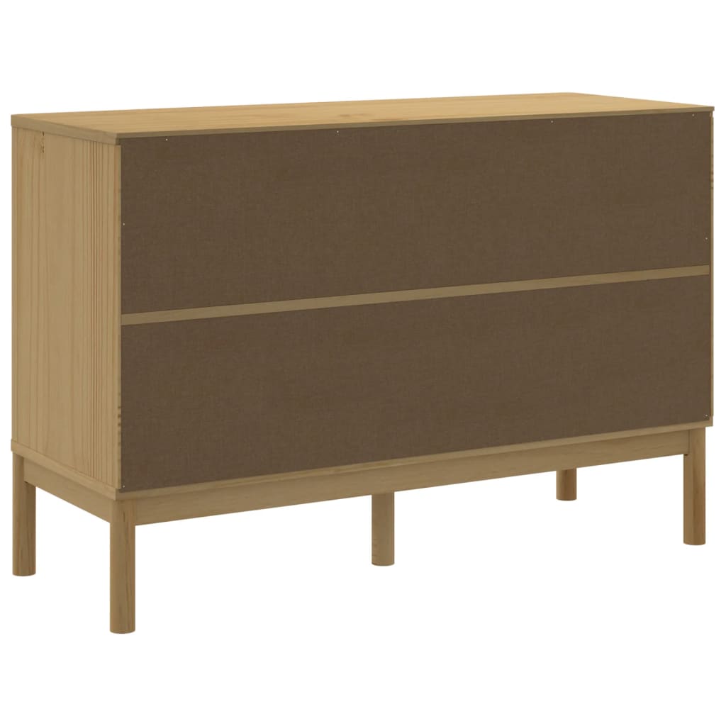 Kommode FLORO voksbrun heltre furu