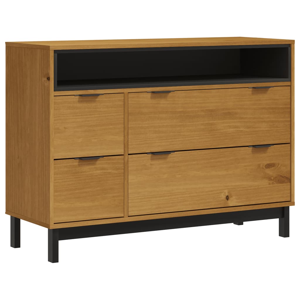 Kommode FLAM 110x40x80 cm heltre furu
