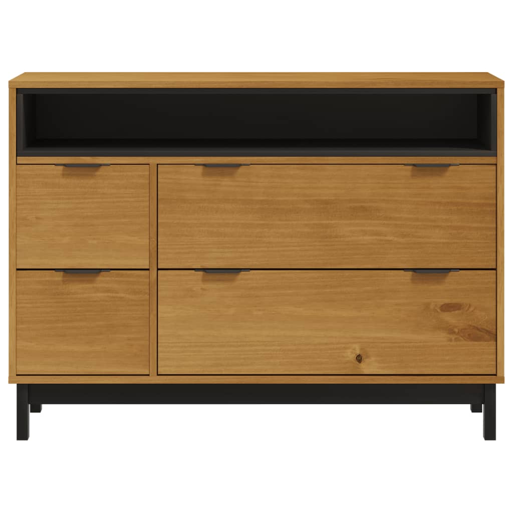 Kommode FLAM 110x40x80 cm heltre furu