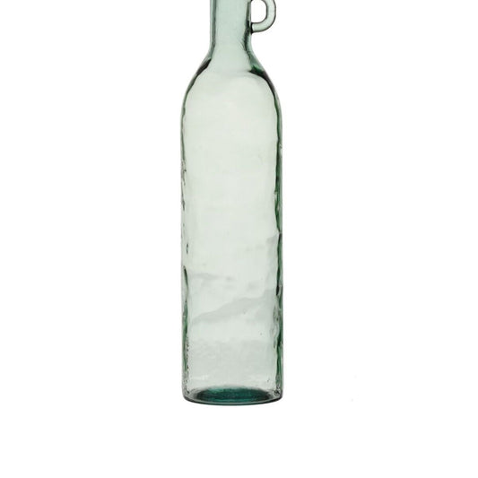 Flaske 18 x 18 x 75 cm resirkulert glass Grønn