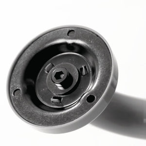 Grab bar 30 cm black aluminum