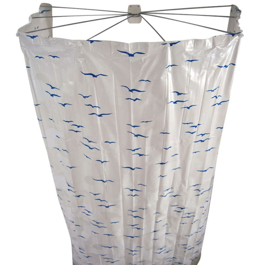 Dusjkabinett Ombrella 200 cm blå 58203