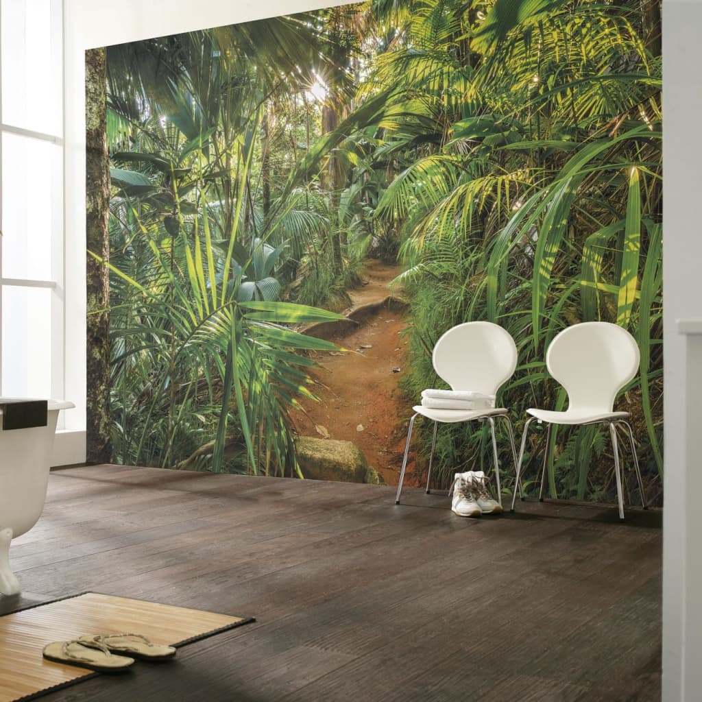 Veggmaleri Jungle Trail 368x254 cm