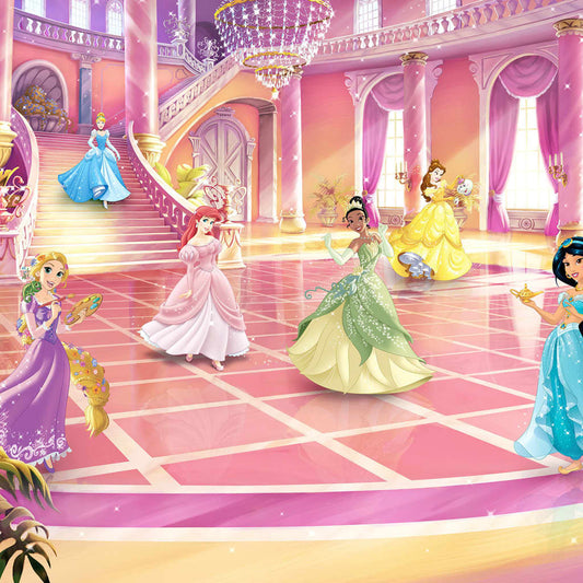 Wallpaper Glitze Party Princess 368x254 cm pink