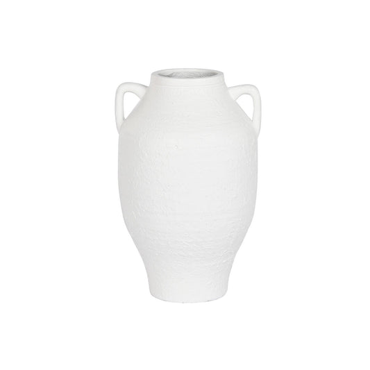 Vase Home ESPRIT Hvit Fiberglass 30 x 30 x 46 cm