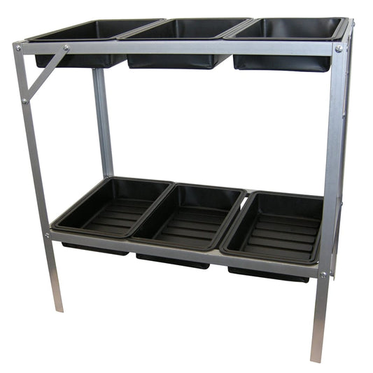 Plantebord 77x40x77 cm galvanisert stål
