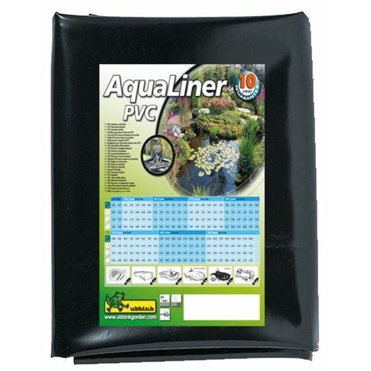AquaLiner Pond Liner PVC 6 x 5 m black
