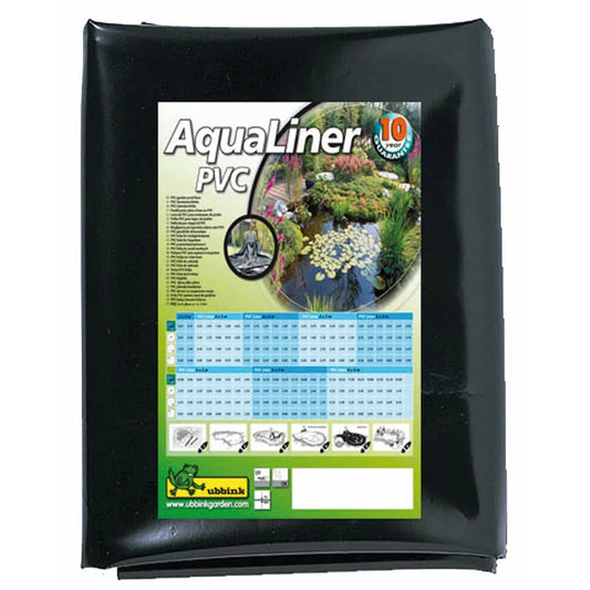 AquaLiner Pond liner PVC 6 x 7 m black
