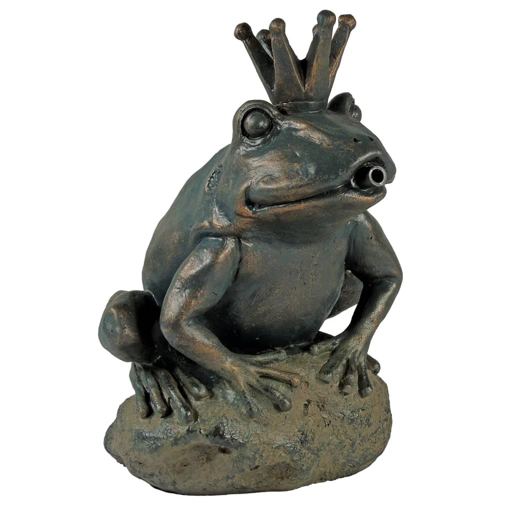Garden fountain king frog