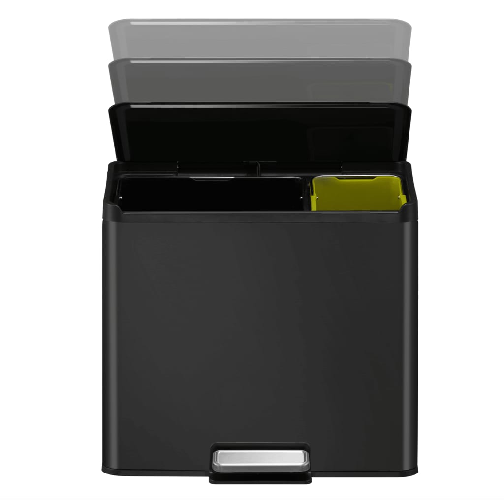 Pedalbøtte Essential 20+9 L svart