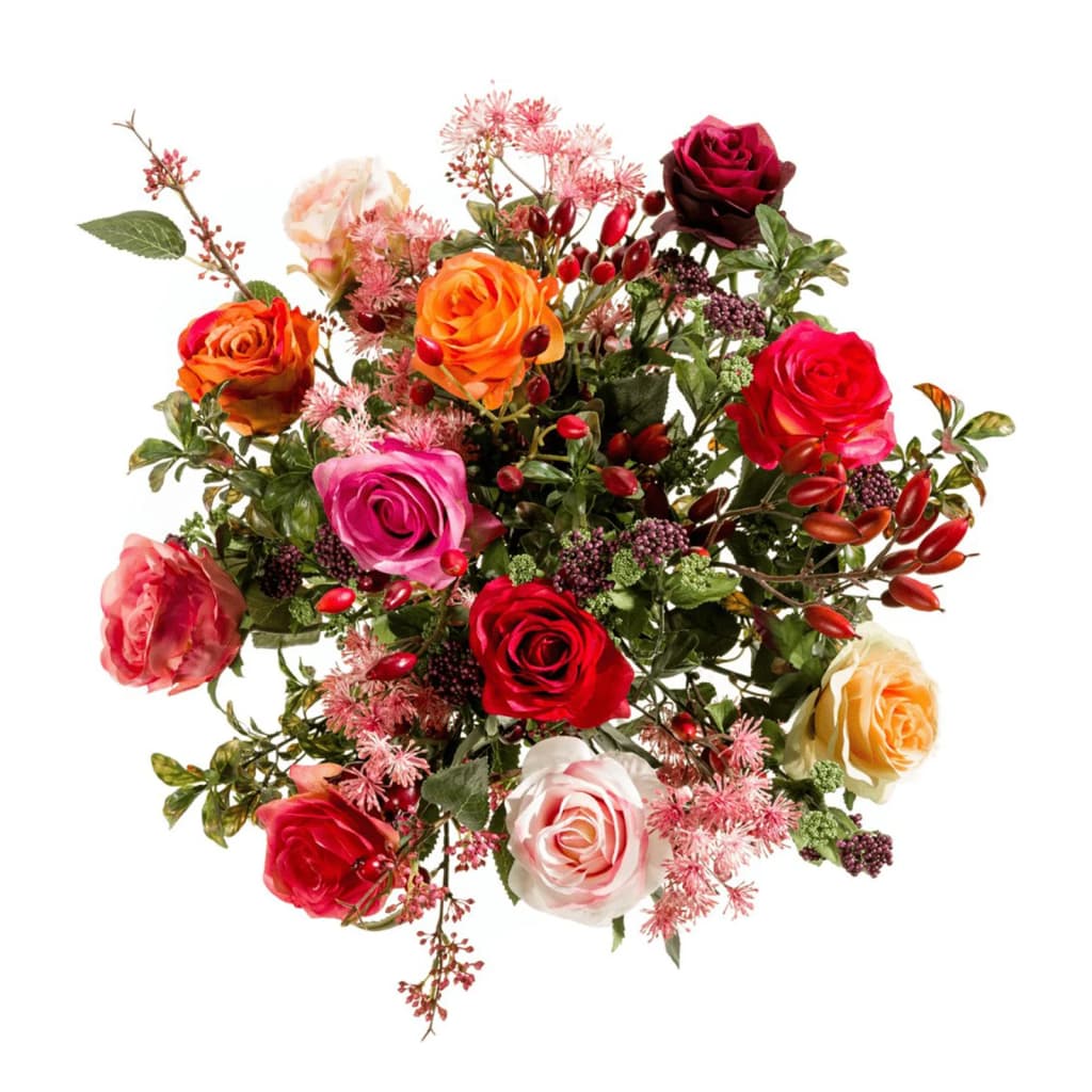 Kunstig bukett Flame Roses
