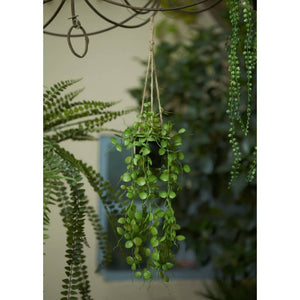 Artificial Ceropegia hengende busk 50 cm i potte