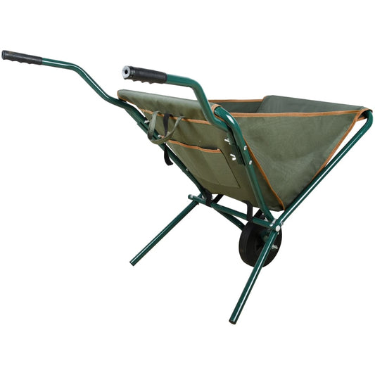 Foldbar trillebår grønn GT138