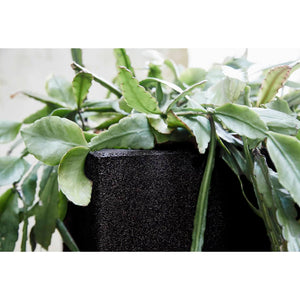 Plantepotte Urban Smooth kvadratisk 40x40x40 cm svart KBL903
