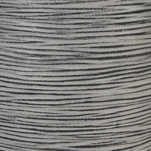 Vase Nature Rib ballformet 40x32 cm antrasitt KOFZ270