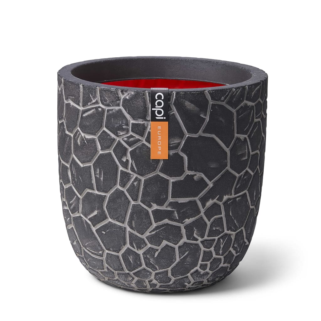 Eggformet plantepotte Clay ball 43x41 cm antrasitt