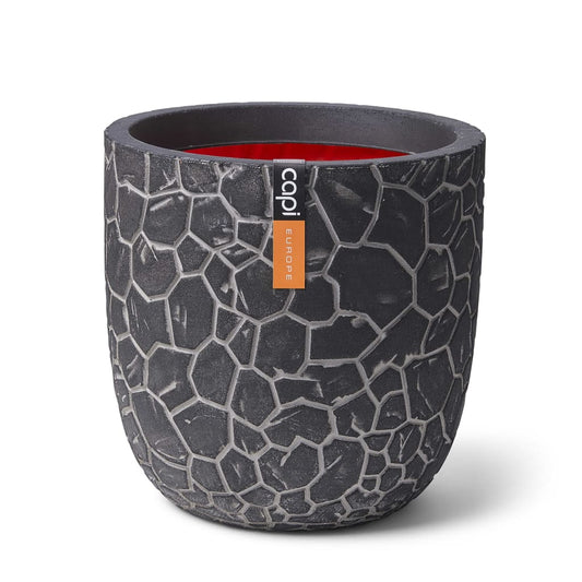 Eggformet plantepotte Clay ball 43x41 cm antrasitt