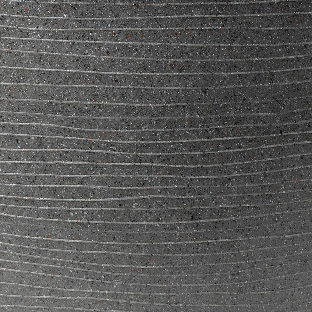 Plantepotte Arc Granite konisk lav 60x48 cm antrasitt