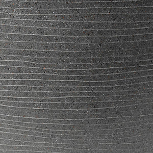 Plantepotte Arc Granite konisk lav 60x48 cm antrasitt