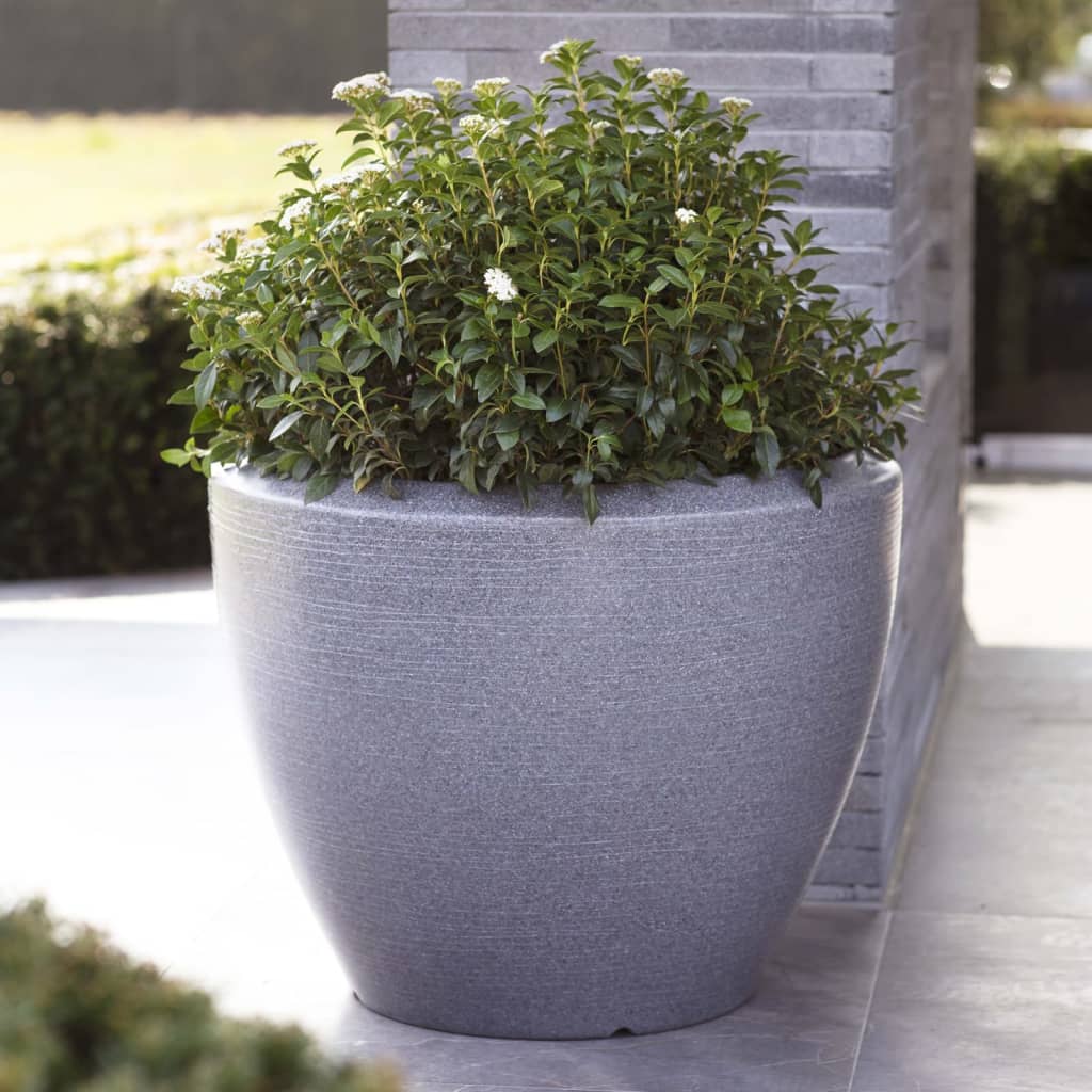 Plantepotte Arc Granite konisk lav 60x48 cm antrasitt