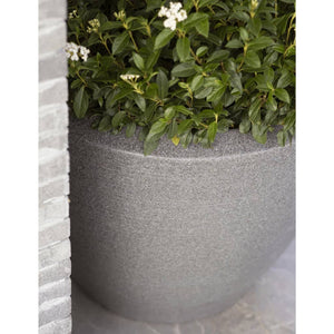Plantepotte Arc Granite konisk lav 60x48 cm antrasitt