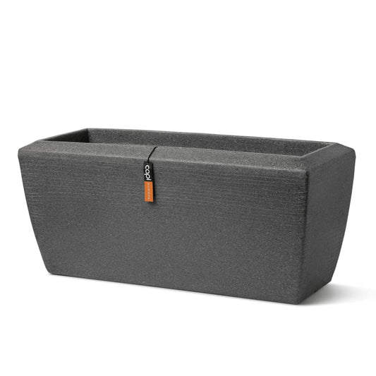 Plantekasse Arc Granite rektangulær 90x35x40 cm antrasitt