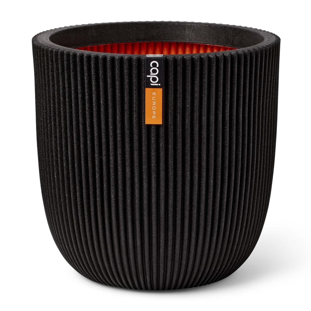 Plantekasse Groove 43x41 cm svart