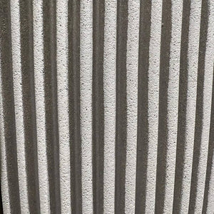 Plantekasse Groove 35x34 cm elfenben