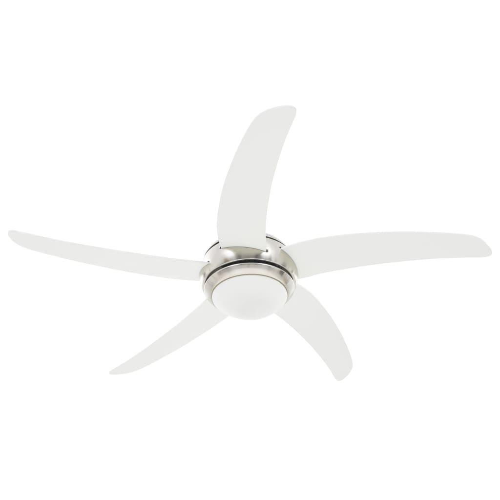 Dekorert takvifte med lys 128 cm hvit