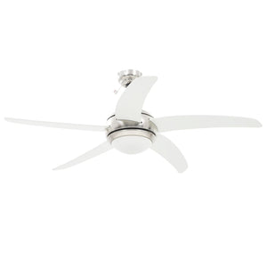 Dekorert takvifte med lys 128 cm hvit