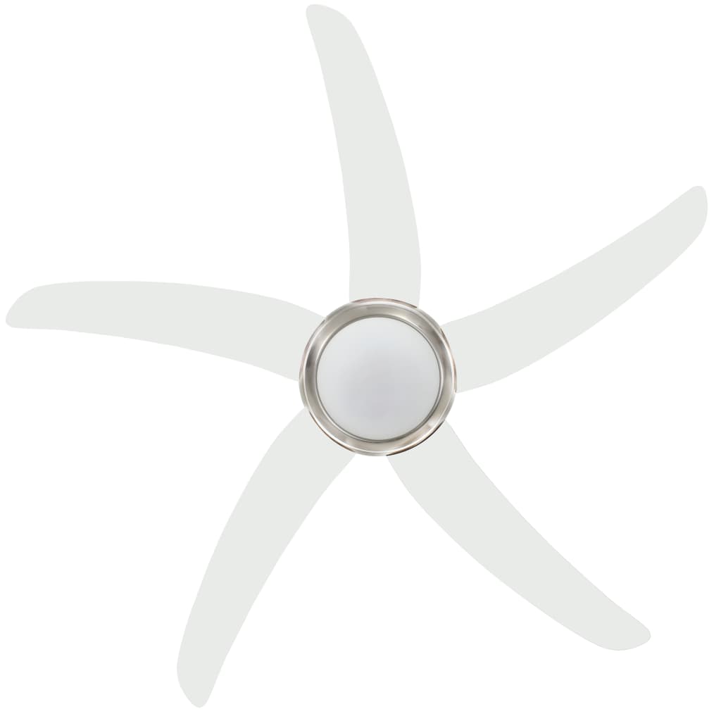 Dekorert takvifte med lys 128 cm hvit