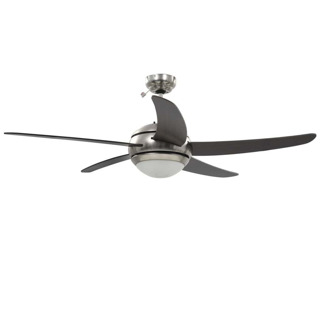 Dekorert takvifte med lys 128 cm brun