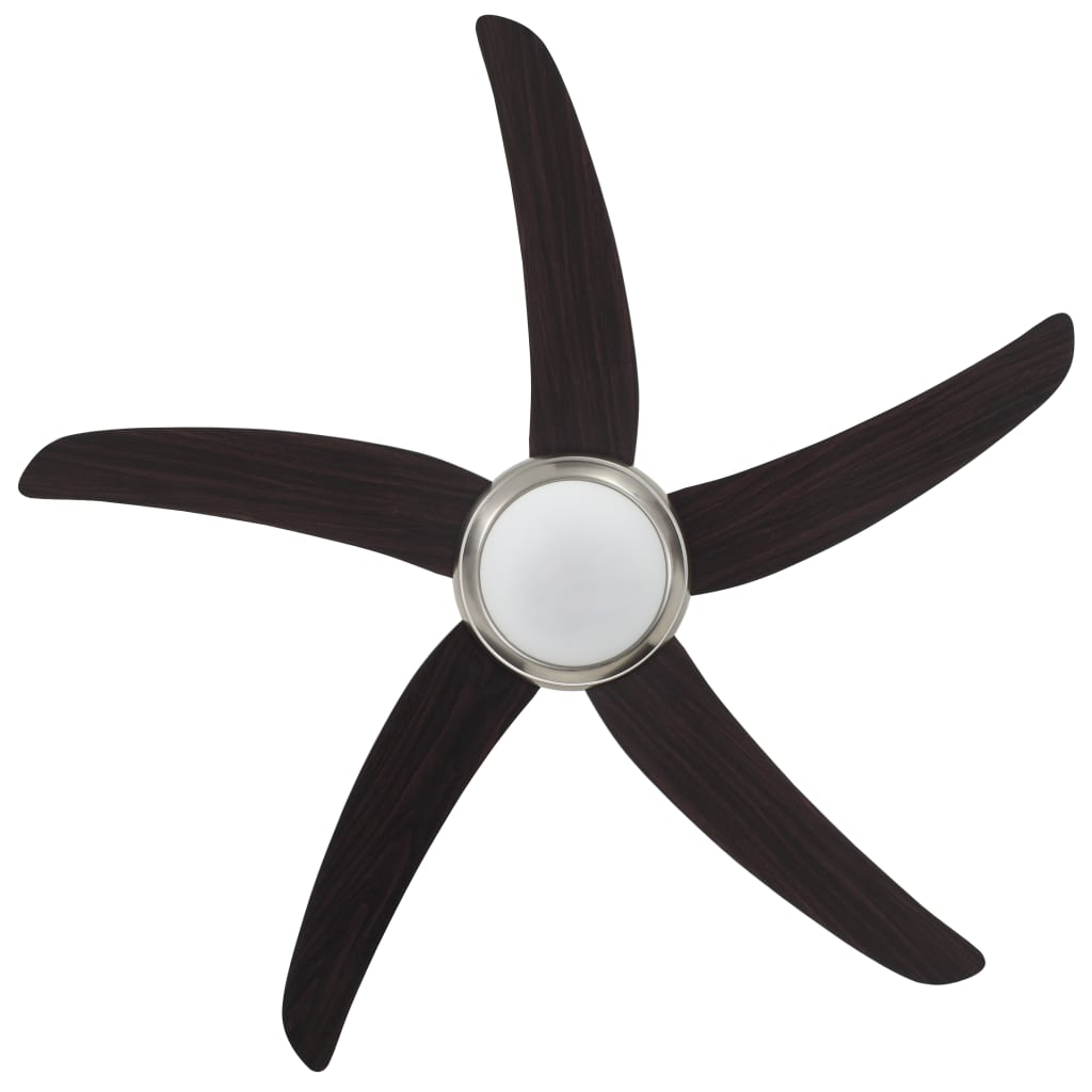 Dekorert takvifte med lys 128 cm brun