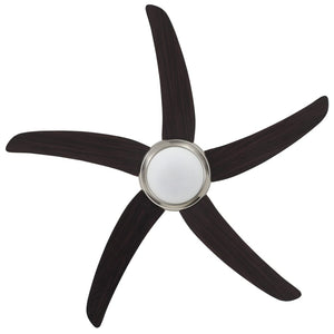 Dekorert takvifte med lys 128 cm brun