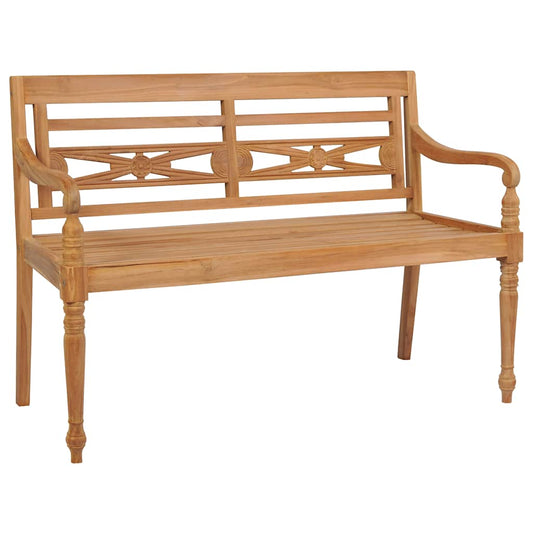 Bataviabenk 120 cm teak