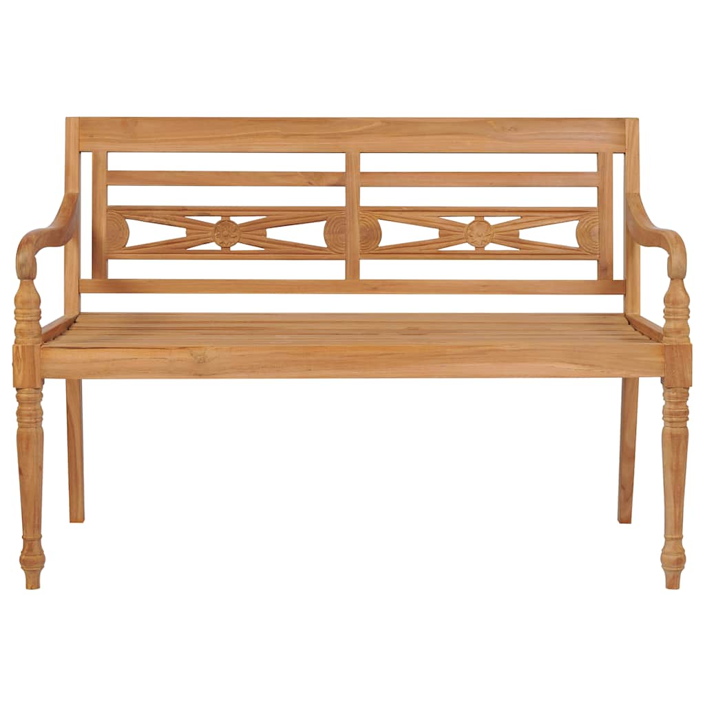 Bataviabenk 120 cm teak