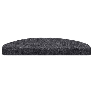 Selvklebende trappematter nålestempel 15 stk 65x21x4cm mørk grå