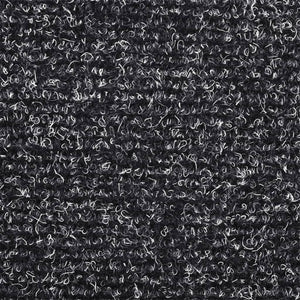 Selvklebende trappematter nålestempel 15 stk 65x21x4cm mørk grå