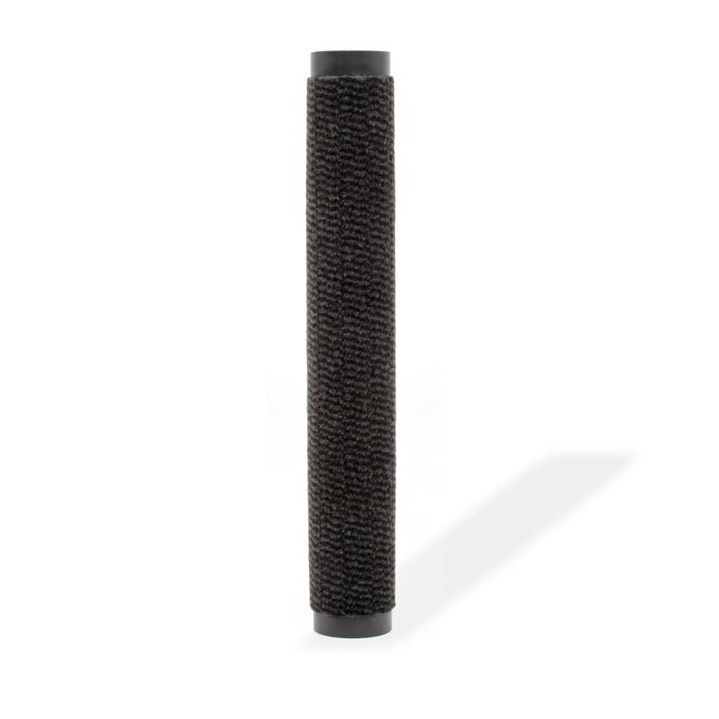 Støvkontroll matte rektangulær tuftet 40x60 cm svart