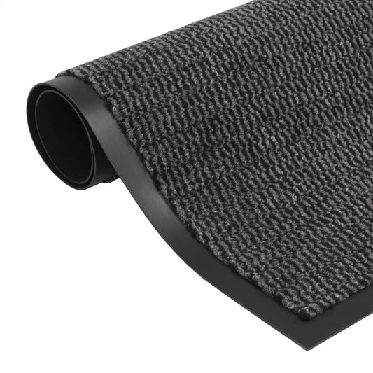 Støvkontroll matte rektangulær tuftet 60x90 cm antrasitt