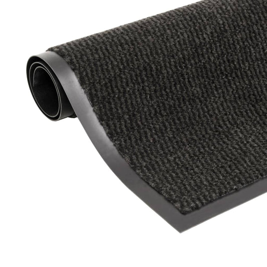 Støvkontroll matte rektangulær tuftet 60x90 cm svart