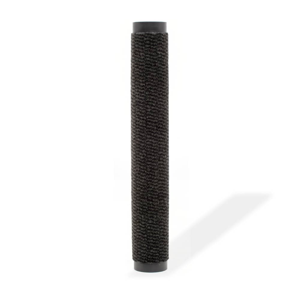 Støvkontroll matte rektangulær tuftet 60x90 cm svart