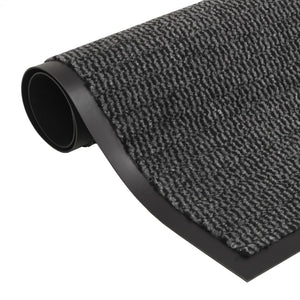 Støvkontroll matte rektangulært tuftet 80x120 cm antrasitt