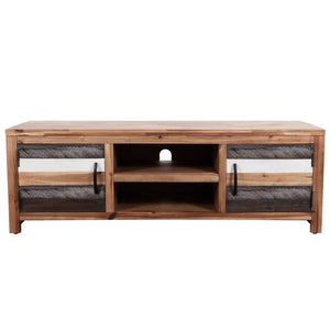TV-benk heltre akasie 120x35x40 cm
