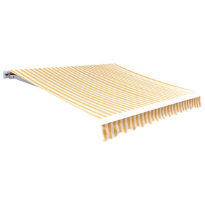 Markiseduk 350x250 cm oransje og hvit