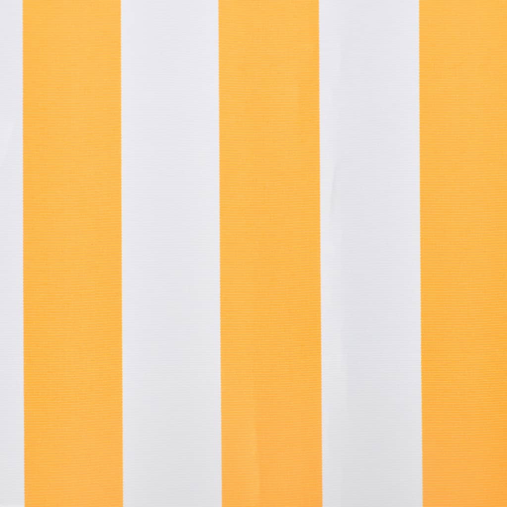 Markiseduk 350x250 cm oransje og hvit