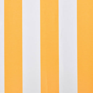 Markiseduk 350x250 cm oransje og hvit
